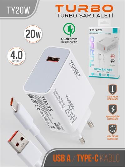 20W TYP-C Turba Şarj Aleti