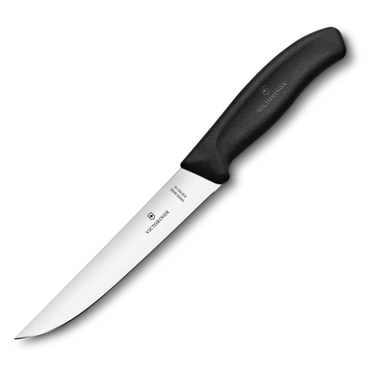 ​​​​​​​​​​​​​​​​​​​​​​​​​​​​​​​​Victorinox 6.8103.15B 15cm Siyah Doğrama Bıçağı, Blisterli Paket