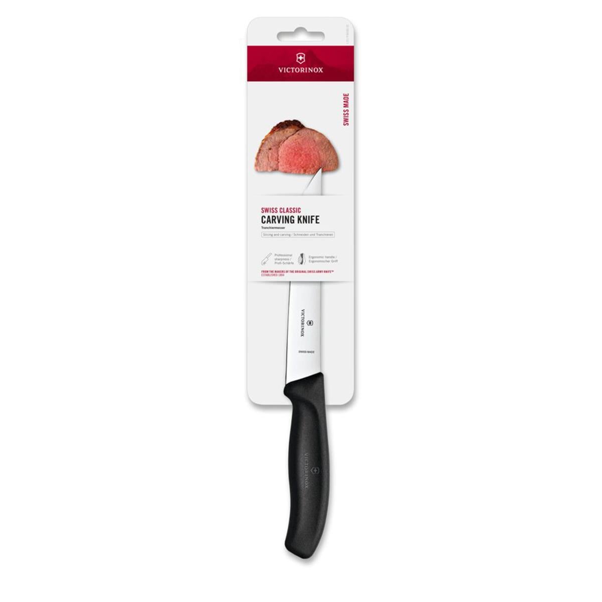 ​​​​​​​​​​​​​​​​​​​​​​​​​​​​​​​​Victorinox 6.8103.15B 15cm Siyah Doğrama Bıçağı, Blisterli Paket