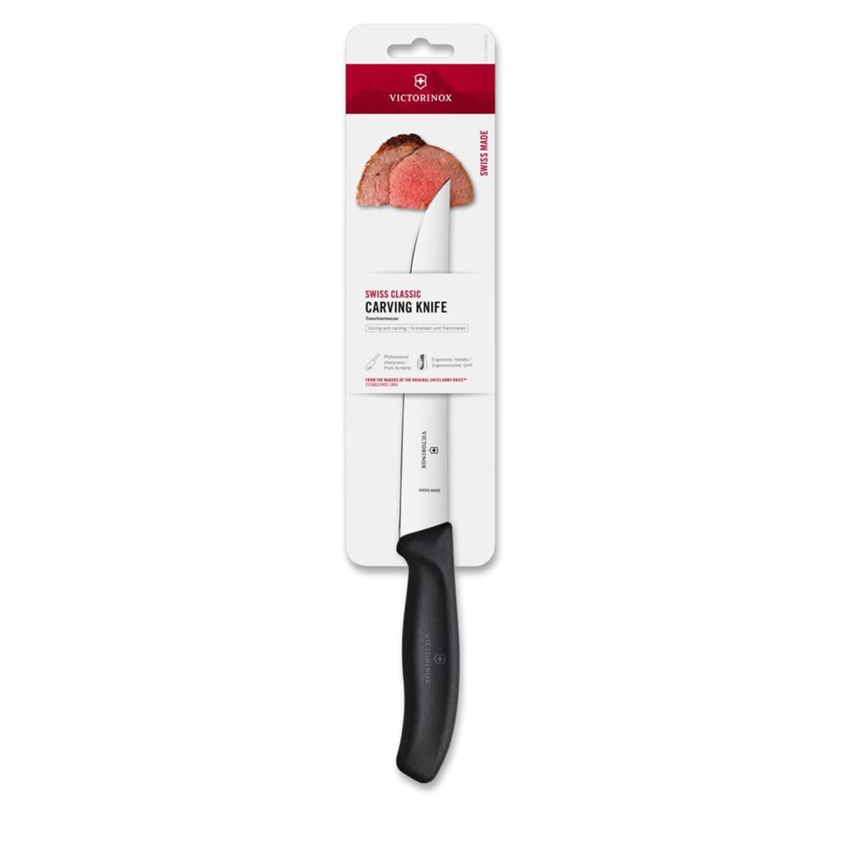 ​​​​​​​​​​​​​​​​​​​​​​​​​​​​​​​​Victorinox 6.8103.18B 18cm Siyah Doğrama Bıçağı, Blisterli Paket
