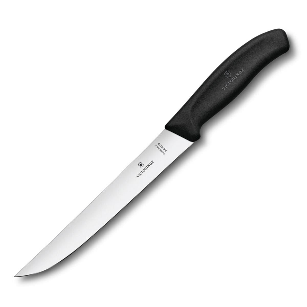 ​​​​​​​​​​​​​​​​​​​​​​​​​​​​​​​​Victorinox 6.8103.18B 18cm Siyah Doğrama Bıçağı, Blisterli Paket