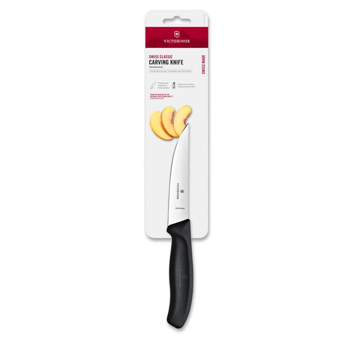 ​​​​​​​​​​​​​​​​​​​​​​​​​​​​​​​​Victorinox 6.8103.12B 12cm Siyah Doğrama Bıçağı, Blisterli Paket