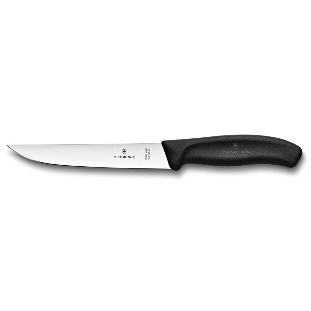 ​​​​​​​​​​​​​​​​​​​​​​​​​​​​​​​​Victorinox 6.8103.15B 15cm Siyah Doğrama Bıçağı, Blisterli Paket