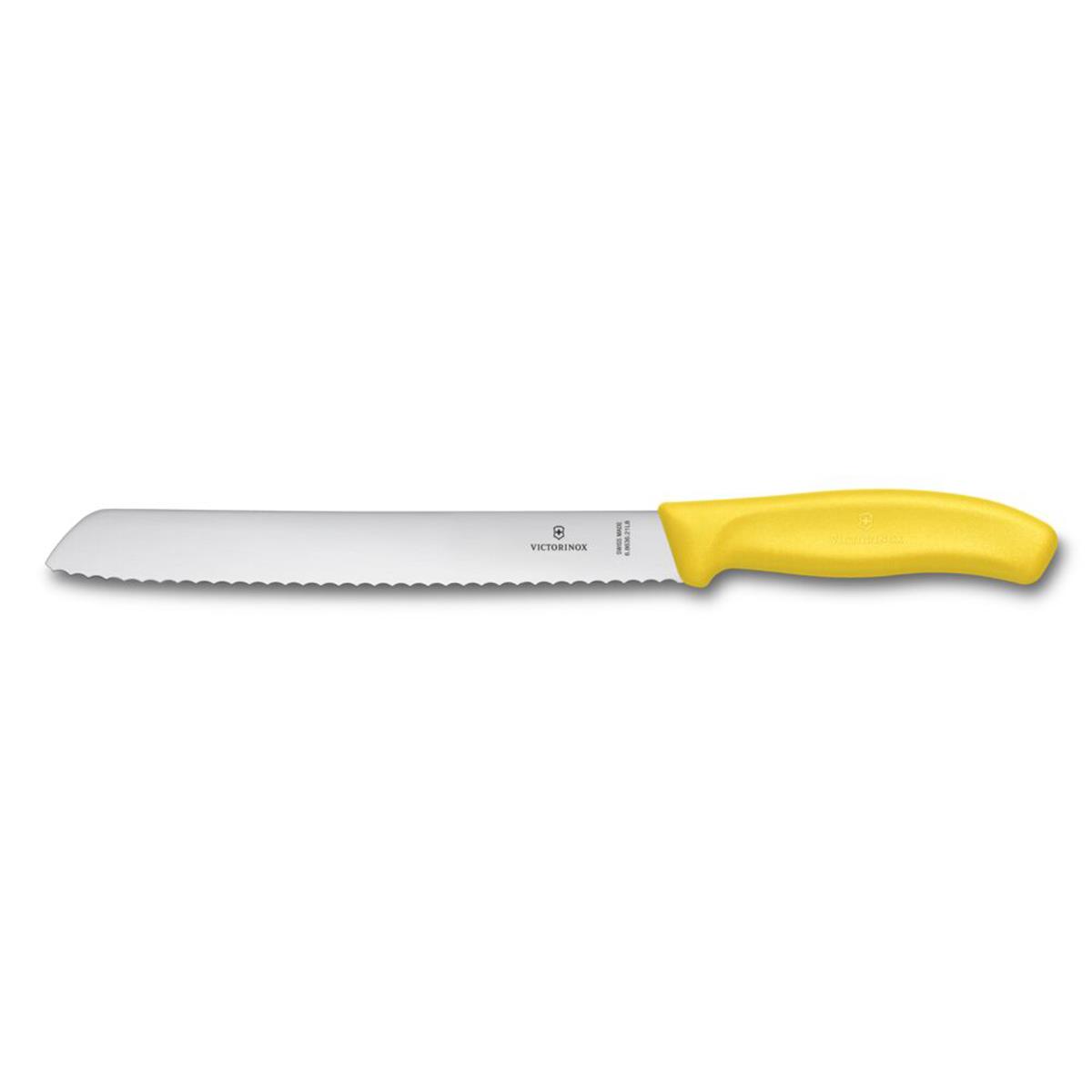 ​​​​​​​​​​​​​​​​​​​​​​​​​​​​​​​​​​​​​​​​​​​Victorinox 6.8636.21L8B 21cm Sarı Ekmek Bıçağı, Blisterli Paket