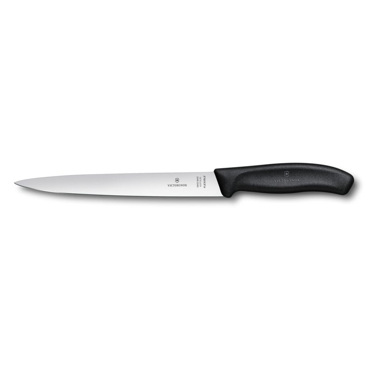 ​​​​Victorinox 6.8713.20B 20cm Siyah Fileto Bıçağı, Blisterli Paket