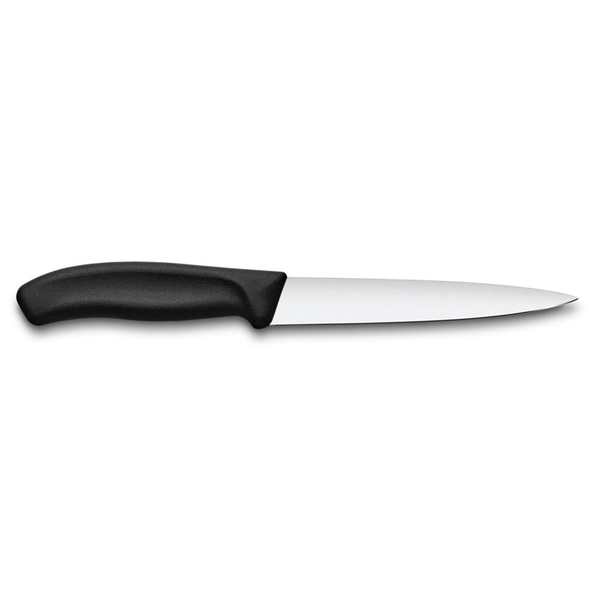 ​​​​Victorinox 6.8713.16B 16cm Siyah Fileto Bıçağı, Blisterli Paket