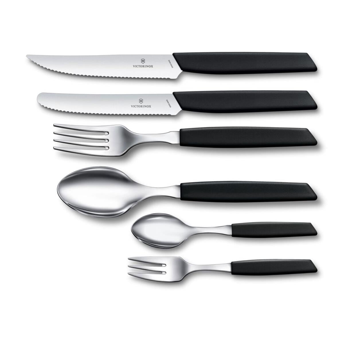 ​​Victorinox 6.9036.06 15cm Siyah Tatlı Çatalı