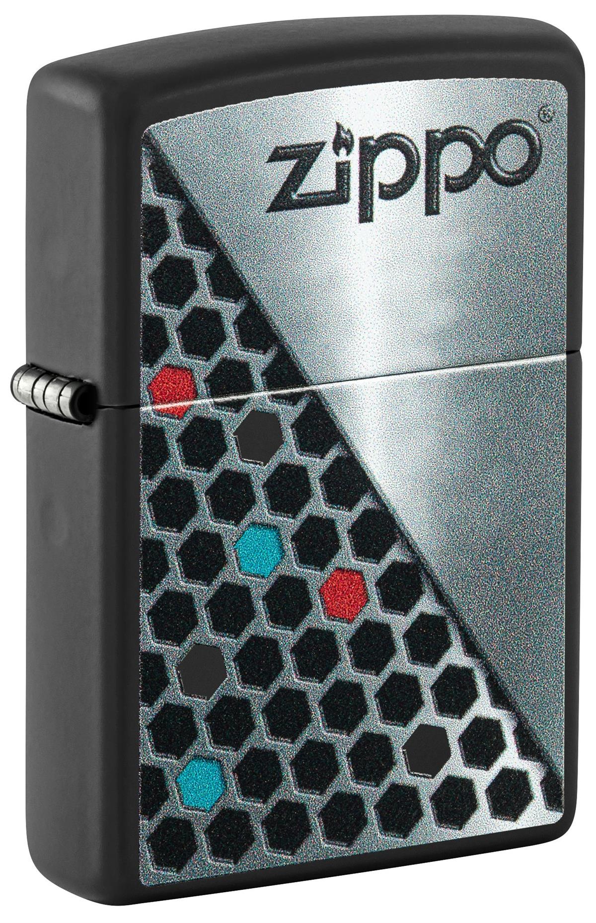 218 Zippo Hexagon Design
