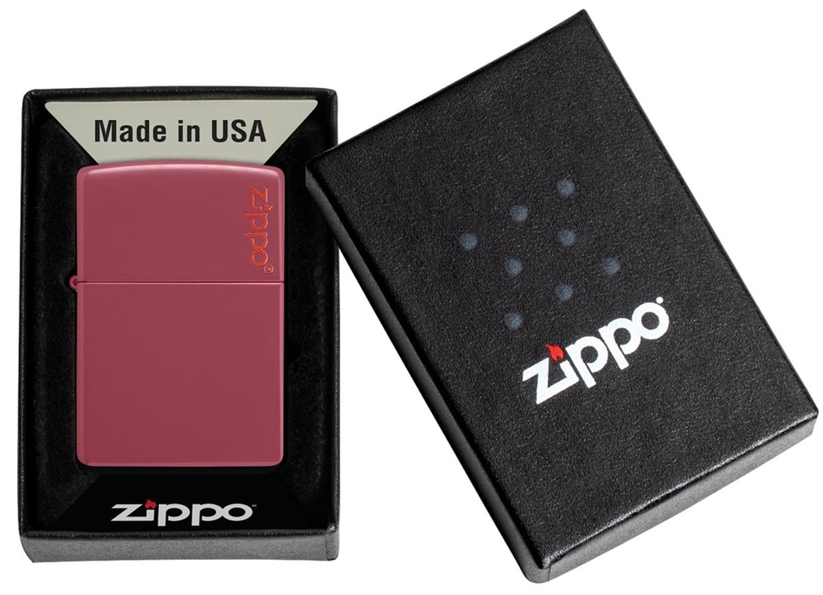 49844Zl Red Brick Zippo Logo