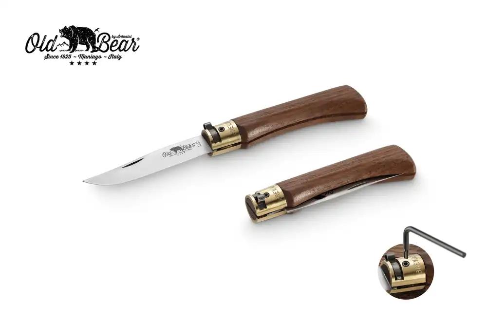 Antonini Old Bear 8cm Ceviz Ağacı Saplı Çakı