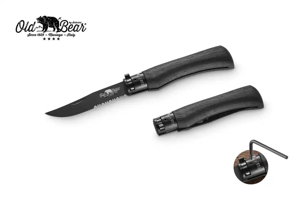 Antonini Old Bear 9cm Siyah Saplı Combo Çakı