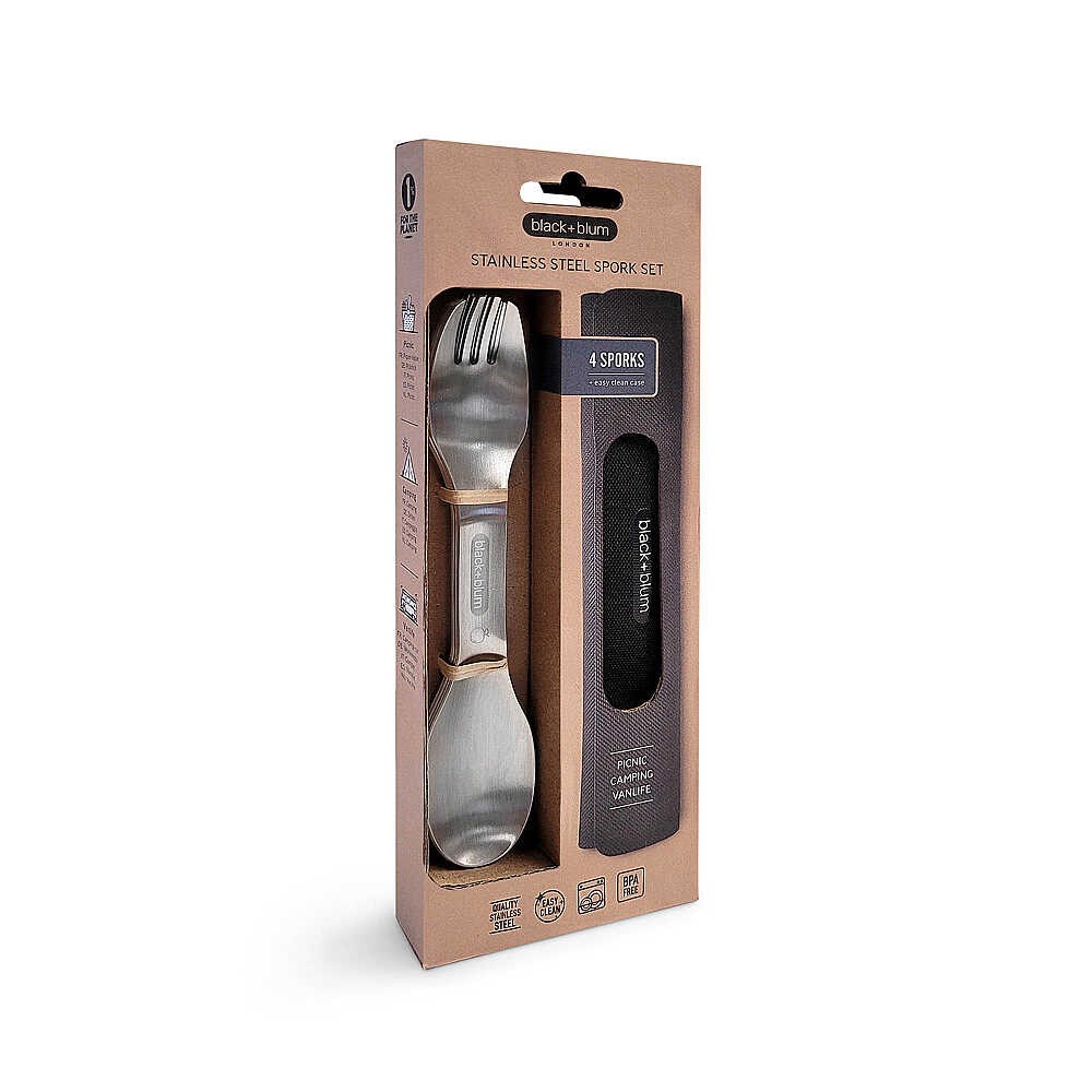 Black+Blum 4lü Piknik Çatal Kaşık Seti
