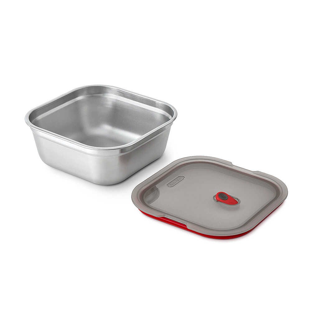 Black+Blum Large 1.4L Kare Çelik Saklama Kabı