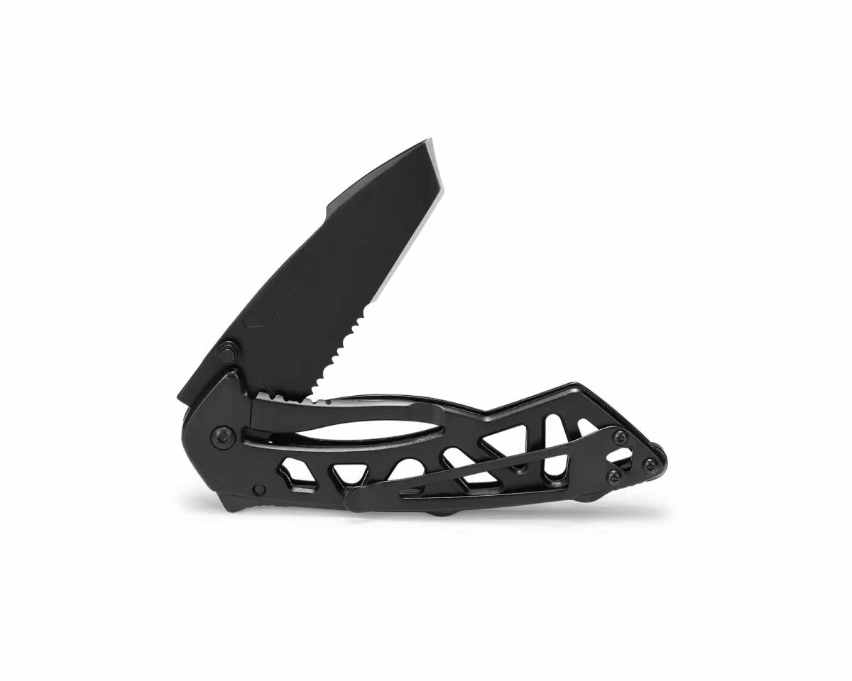 Buck 870 Bones Siyah Oksit Testere Ağızlı Çakı