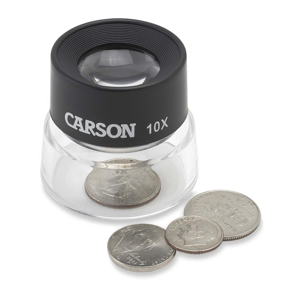 Carson LL-10 LumiLoupe™ 10x Odaklı Çift Lensli Stand Büyüteç