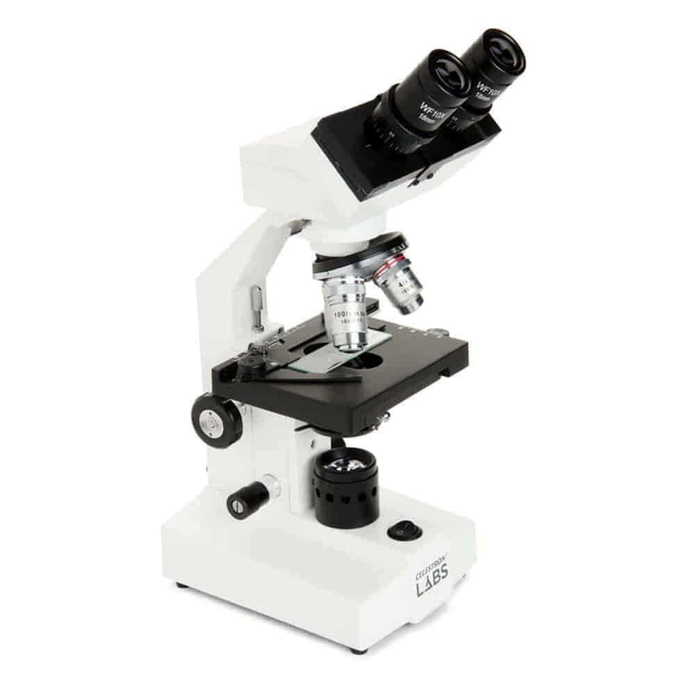 Celestron Labs CB1000CF Mikroskop - 1000x Zoom - Ayarlanabilir LED Işık - Binoküler Başlık