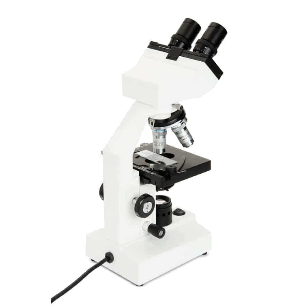 Celestron Labs CB1000CF Mikroskop - 1000x Zoom - Ayarlanabilir LED Işık - Binoküler Başlık