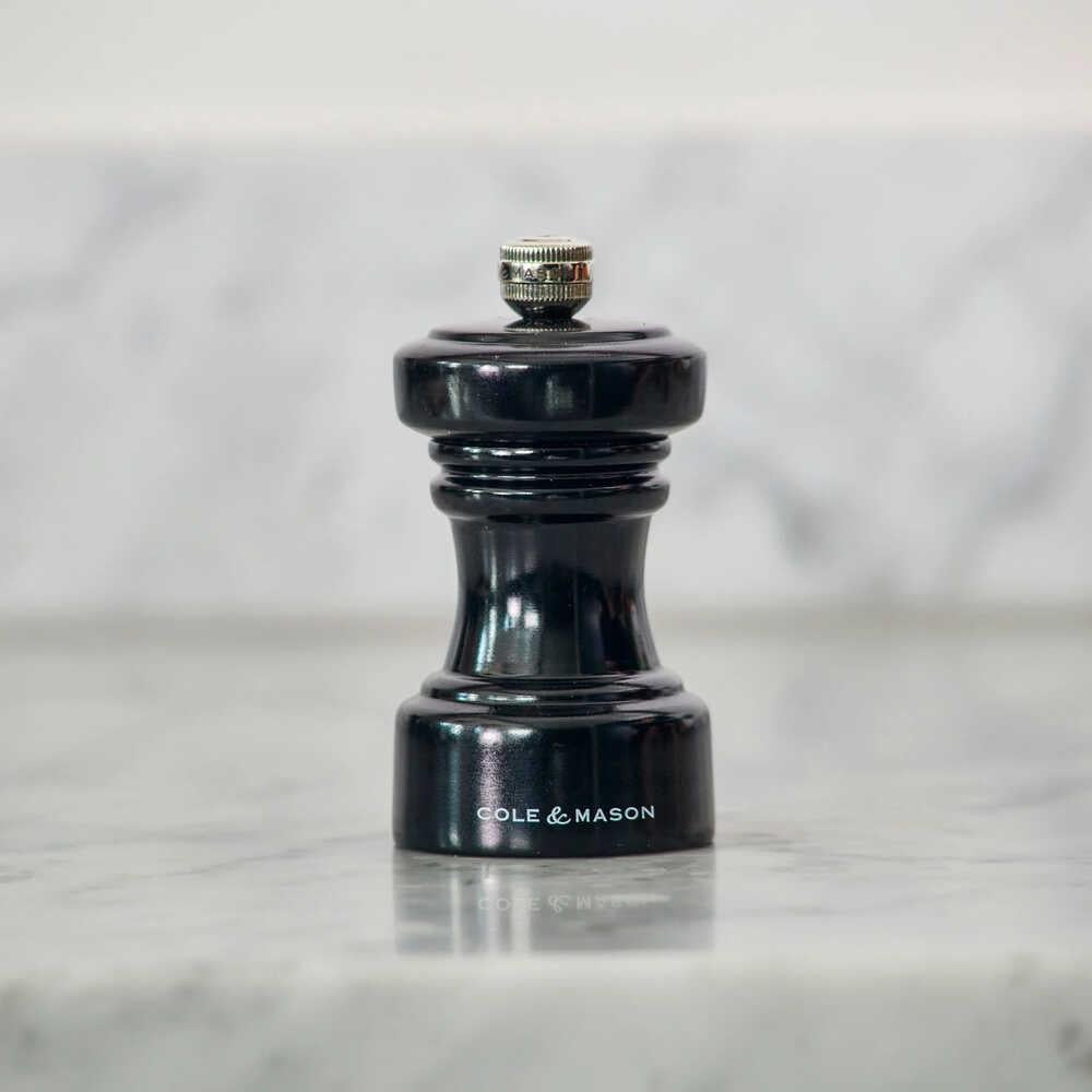 Cole & Mason Hoxton Parlak Siyah Tuz Değirmeni 104mm