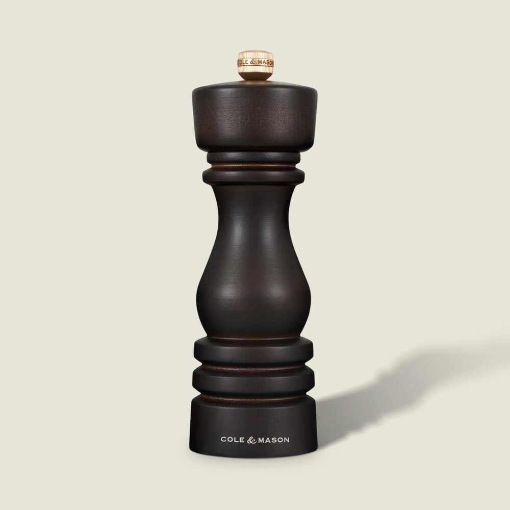 Cole & Mason London Çikolata Renkli Ahşap Tuz ve Biber Değirmenleri 180mm