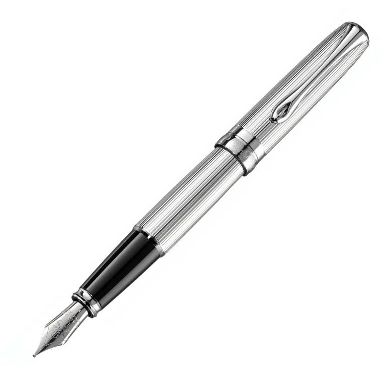 ​​Diplomat D40207025 Excellence A2 Guilloche Krom Dolma Kalem, Medium Uç