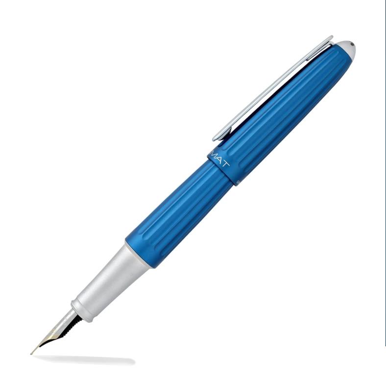 ​​​​​​Diplomat D40306015 Aero Mavi Dolma Kalem, Medium 14K Altın Uç
