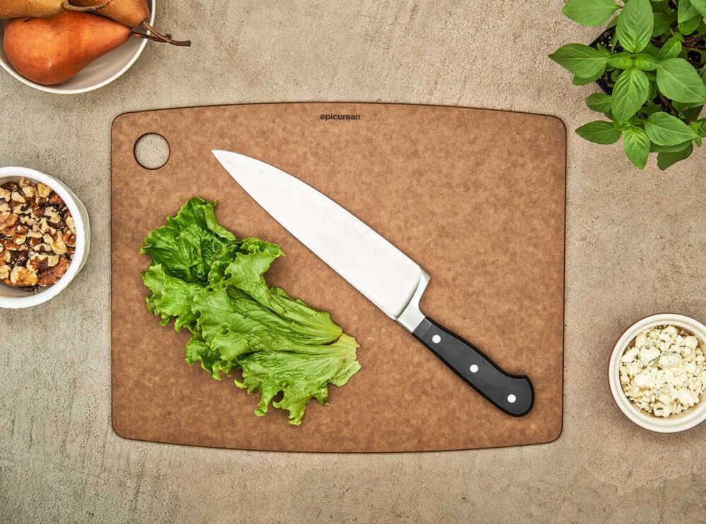 Epicurean Mutfak Serisi Kahverengi Kesme Tahtası 37x29cm