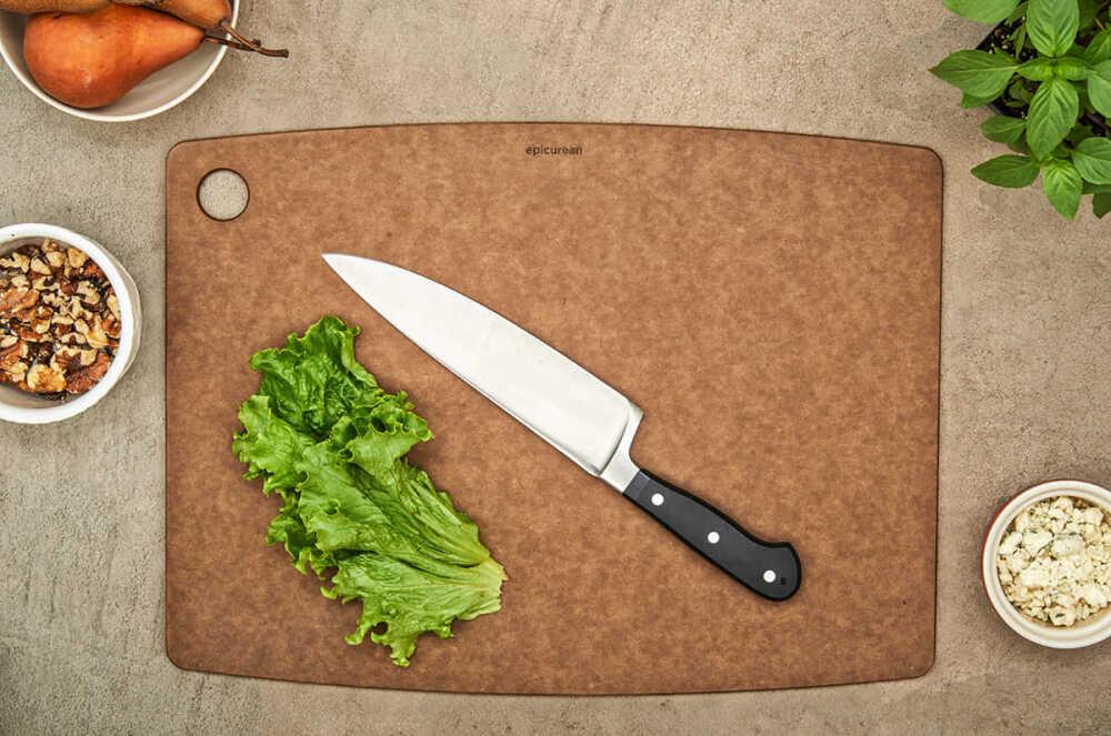 Epicurean Mutfak Serisi Kahverengi Kesme Tahtası 45x33cm