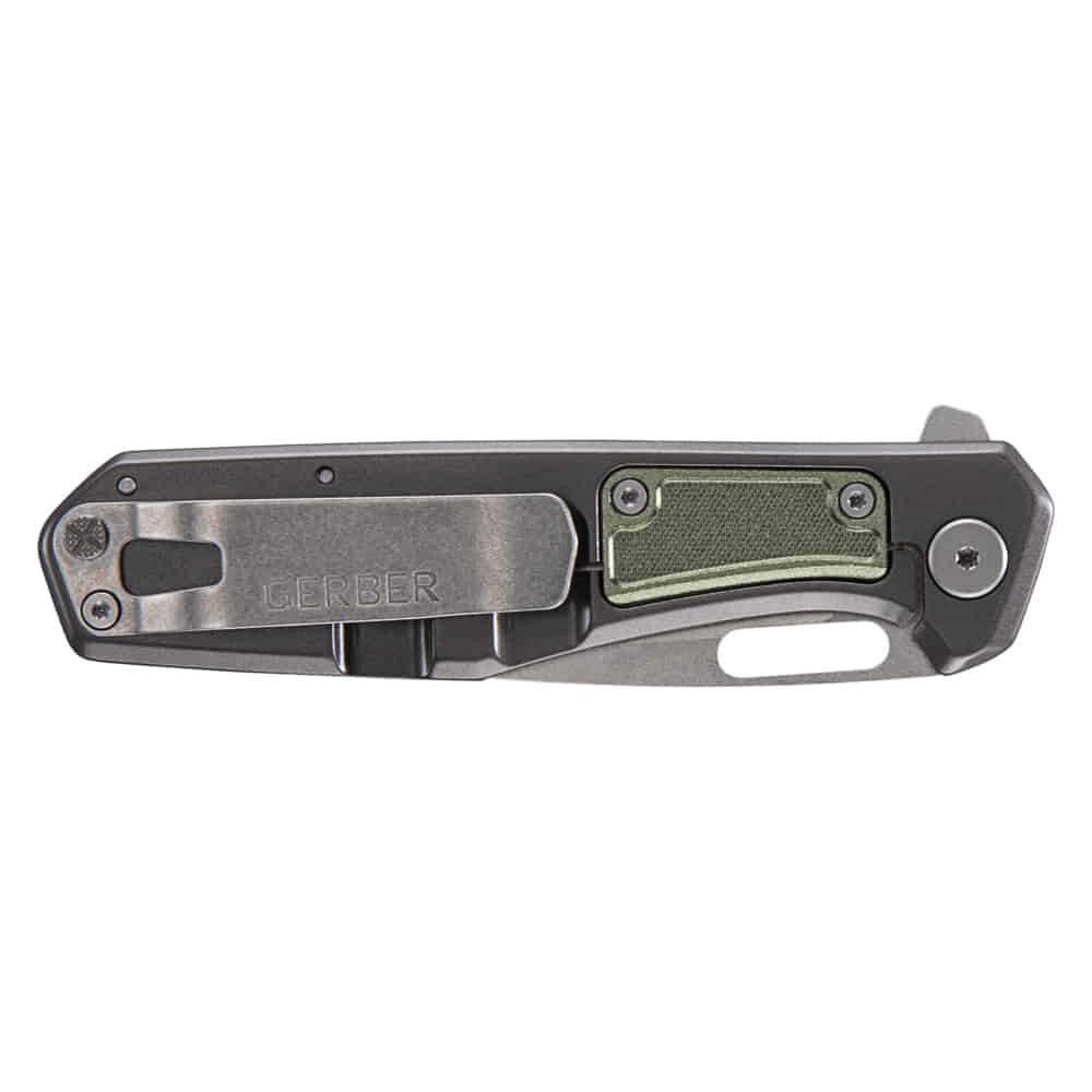 Gerber Gear MiniSada Katlanır Cep Bıçağı, Klipsli Çok Amaçlı Katlanabilir Bıçak - Yeşil