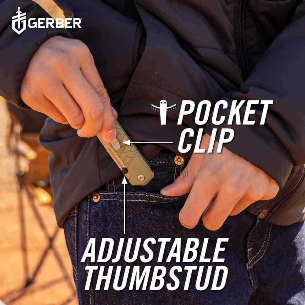 Gerber Gear Zilch Katlanır Cep Çakısı - Yeşil