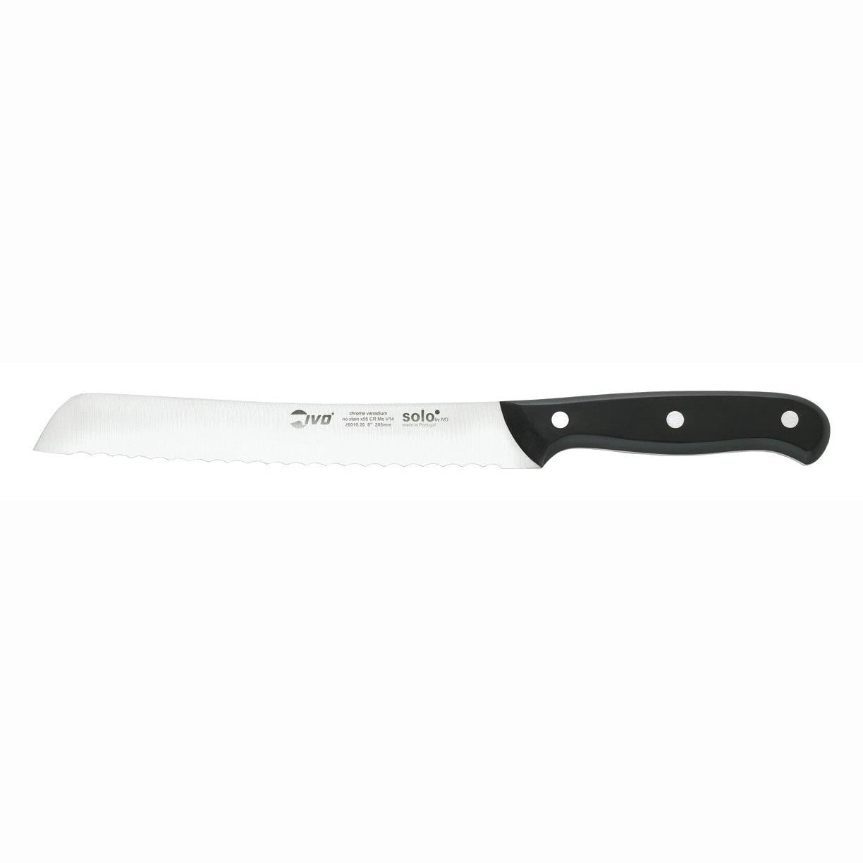Ivo 26010 Solo 20cm Siyah Ekmek Bıçağı