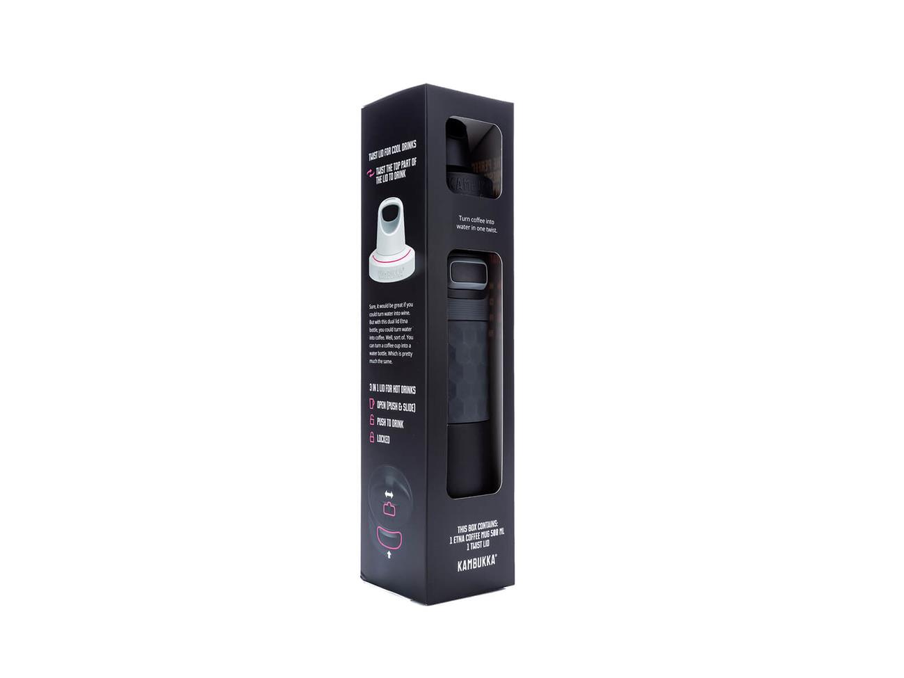 Kambukka 11-01034 Etna Grip Termos 500ml, Siyah