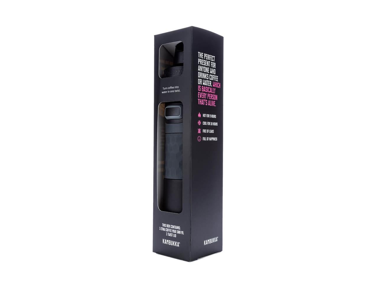 Kambukka 11-01034 Etna Grip Termos 500ml, Siyah
