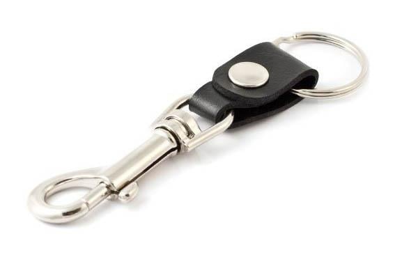 Key-Bak 0305-907 Bolt Snap Deri Kayışlı Anahtarlık Halkası