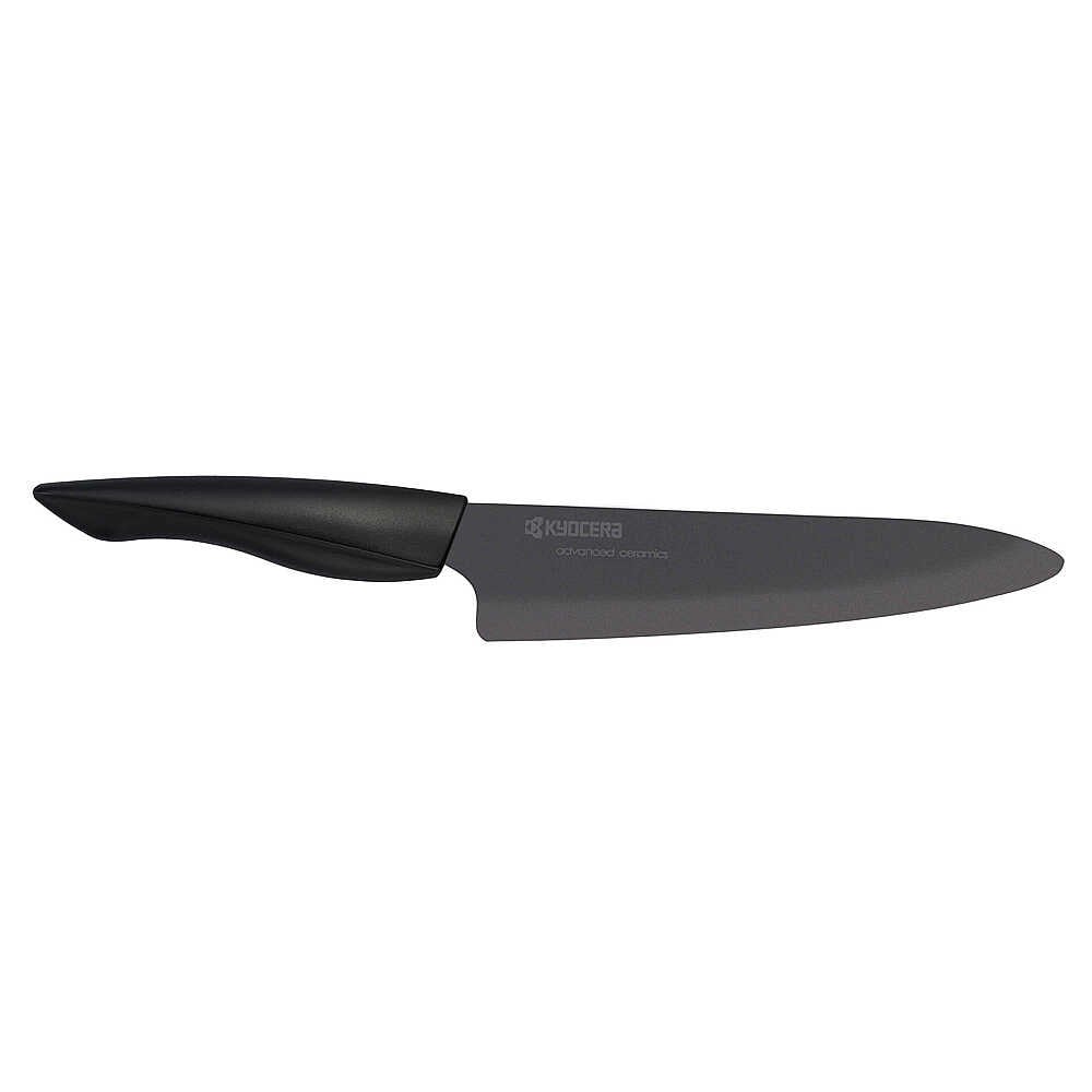 Kyocera 18cm Seramik Şef Bıçağı, Siyah