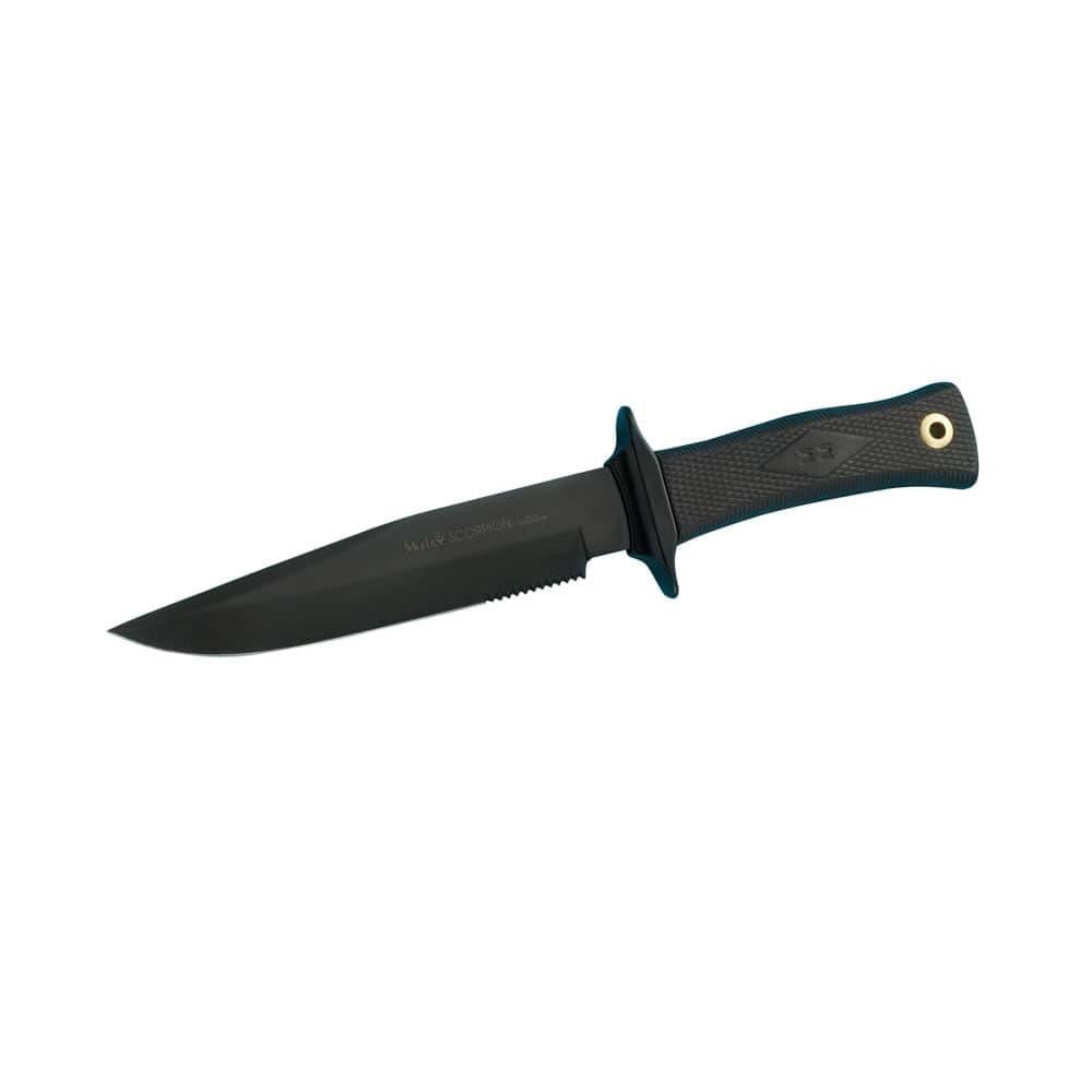 Muela SCORPION-18N Kauçuk Siyah Saplı Scorpion Taktik 18 cm Bıçak