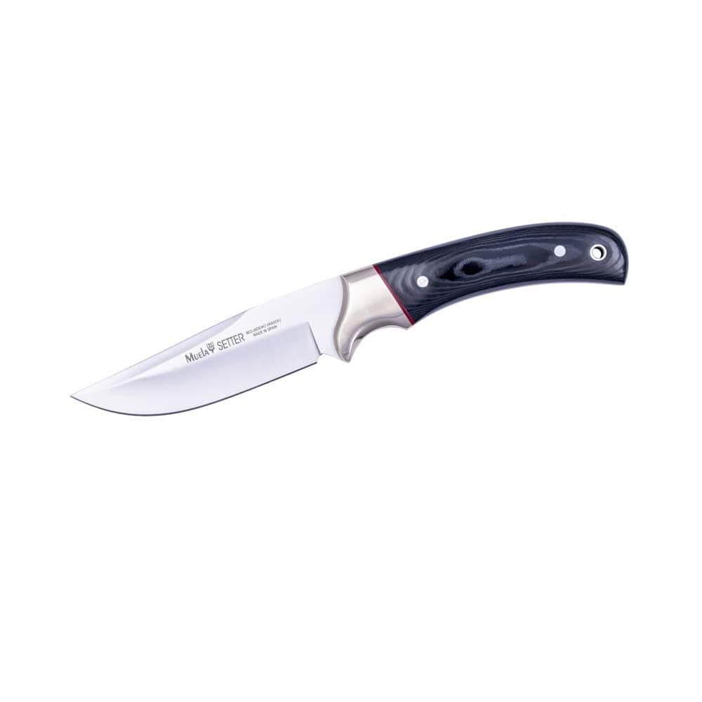 Muela SETTER-11M Setter Serisi Siyah Micarta Saplı Bıçak