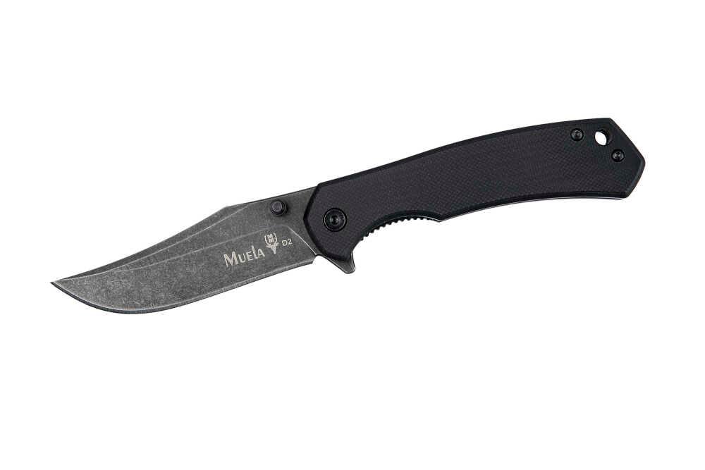 Muela Vibora Siyah Micarta Saplı Karbon Çakı