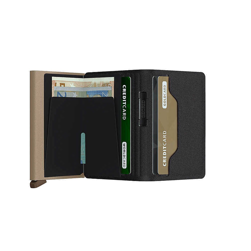 Secrid Bandwallet Liba powder Kartlık Cüzdan, Siyah-Yeşil