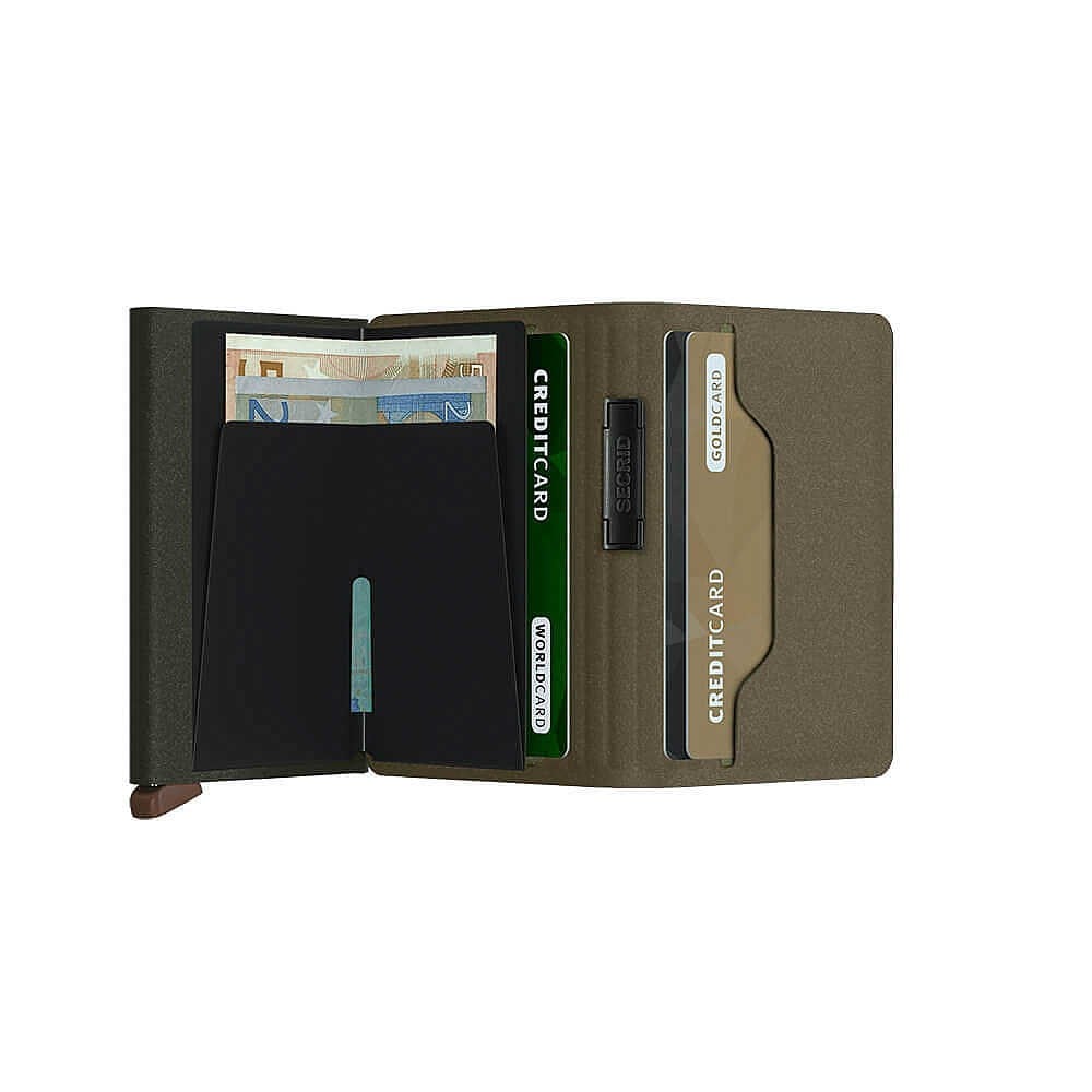 Secrid Bandwallet Liba powder Kartlık Cüzdan, Yeşil-Turuncu