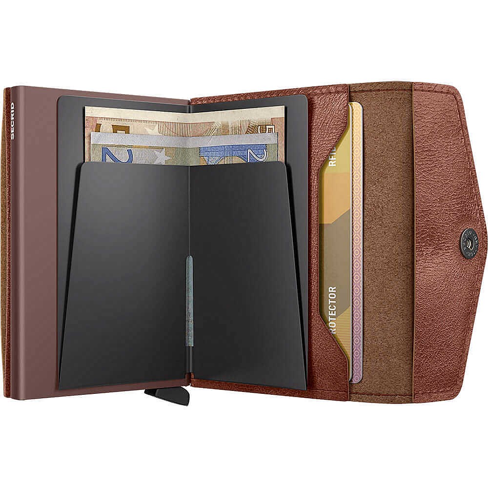 Secrid Envelope Wallet Vintage Kartlık Cüzdan, Açık Kahve