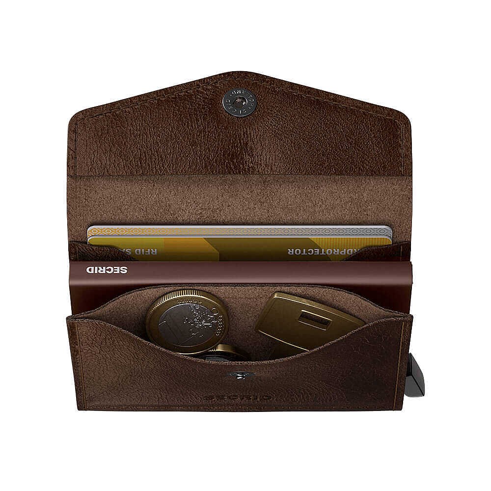 Secrid Envelope Wallet Vintage Kartlık Cüzdan, Ç.Kahve