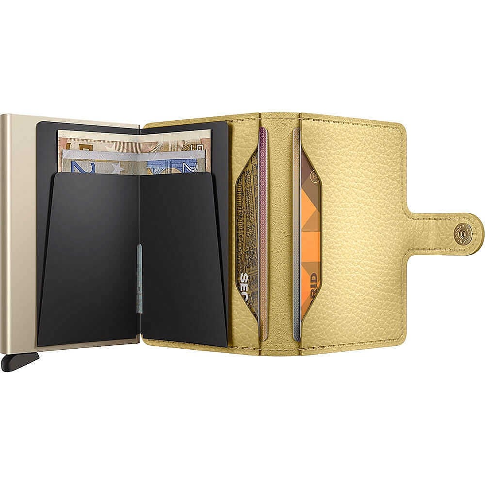 Secrid Miniwallet Pebble Kartlık Cüzdan, Açık Sarı
