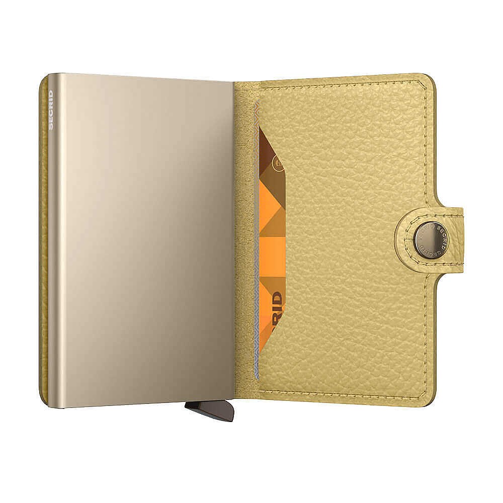 Secrid Miniwallet Pebble Kartlık Cüzdan, Açık Sarı