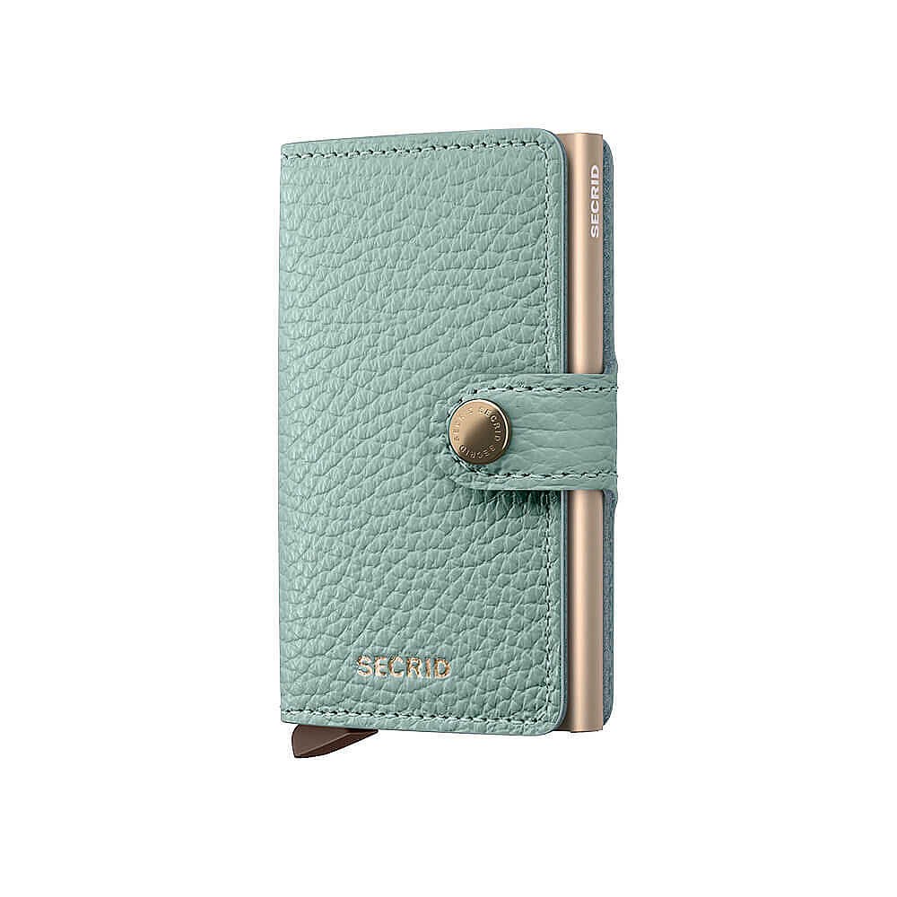 Secrid Miniwallet Pebble Kartlık Cüzdan, Su Yeşili