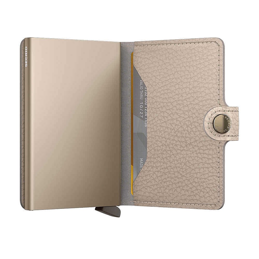 Secrid Miniwallet Pebble Kartlık Cüzdan, Bej
