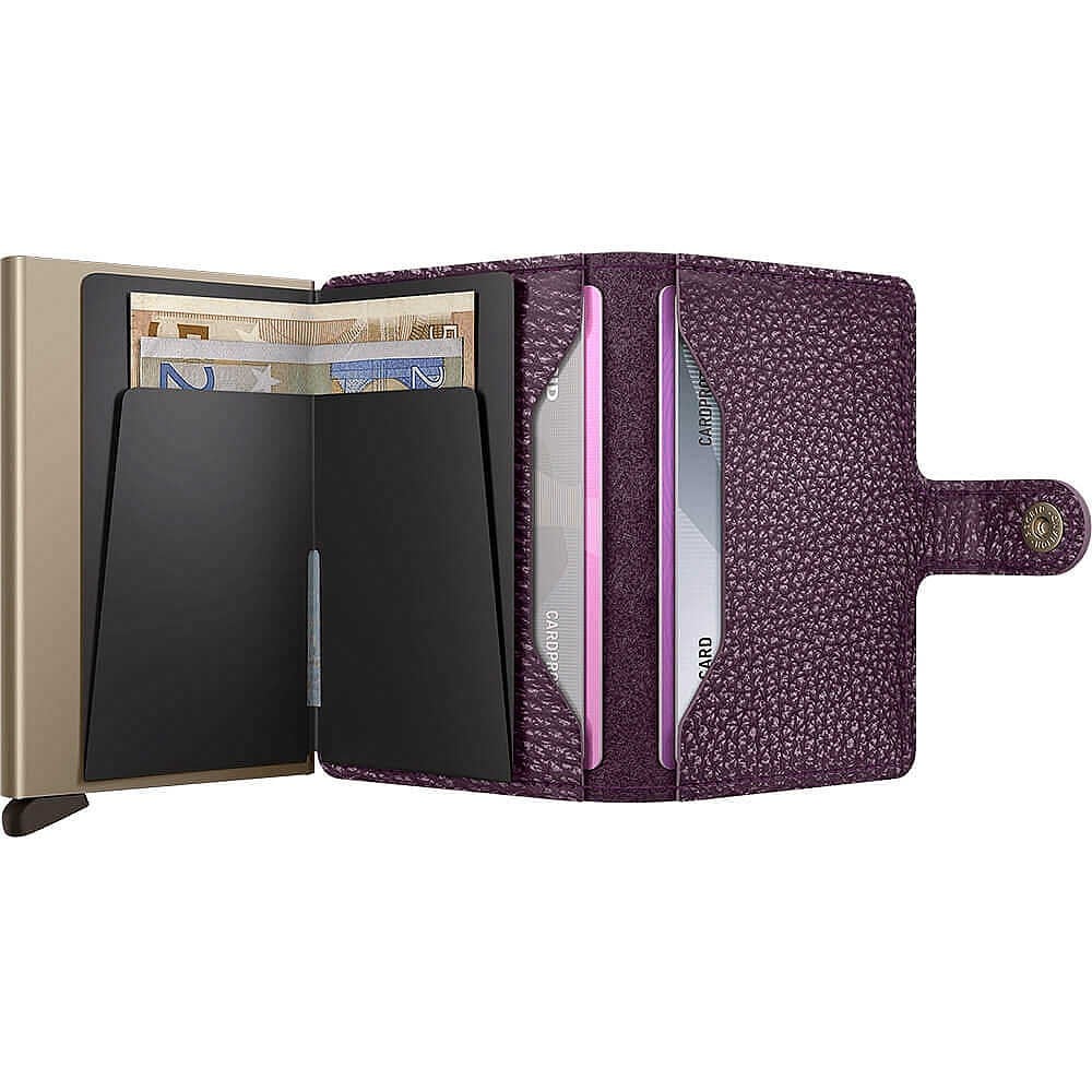 Secrid Miniwallet Pebble Kartlık Cüzdan, Mor