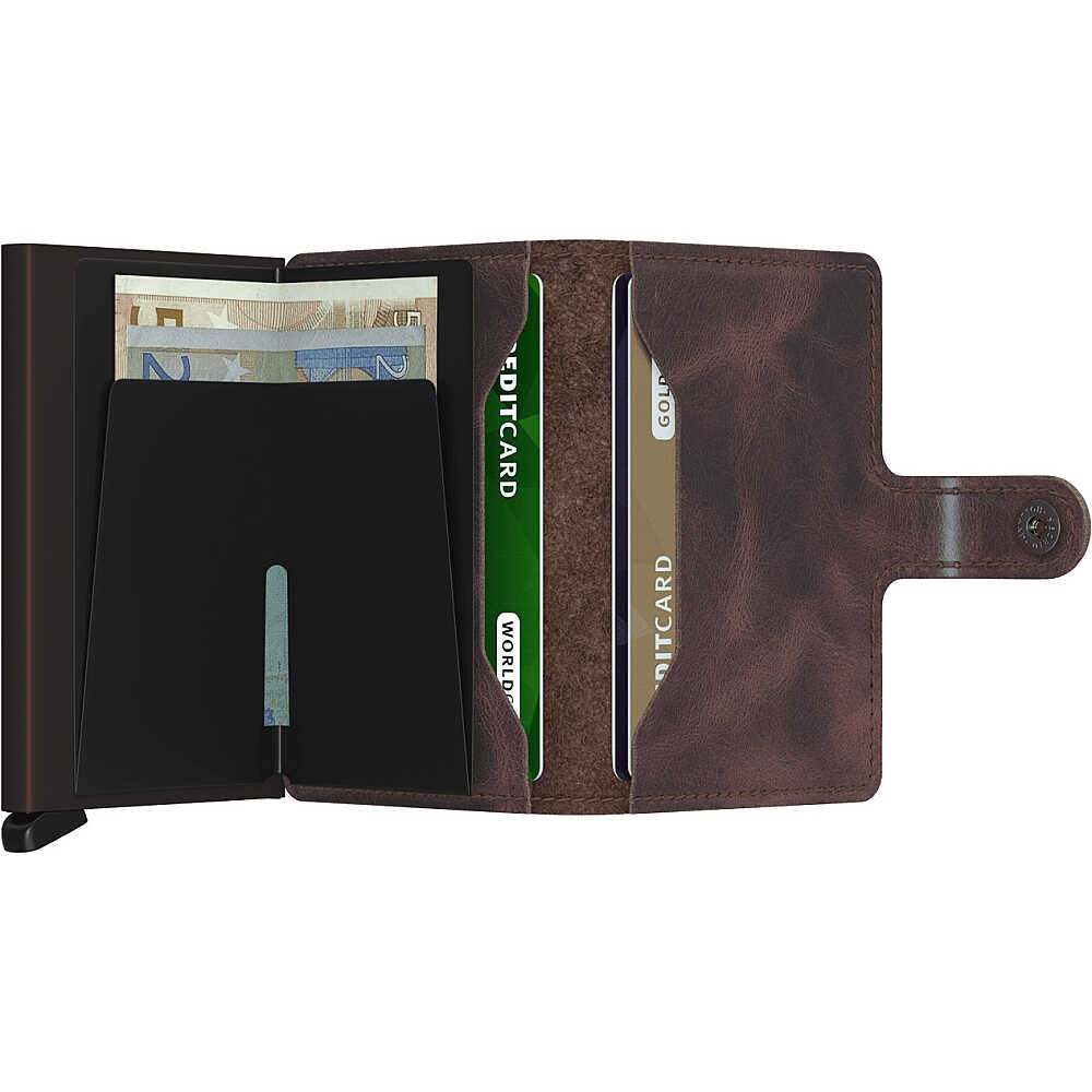 Secrid Miniwallet Vintage Kartlık Cüzdan, Ç.Kahve