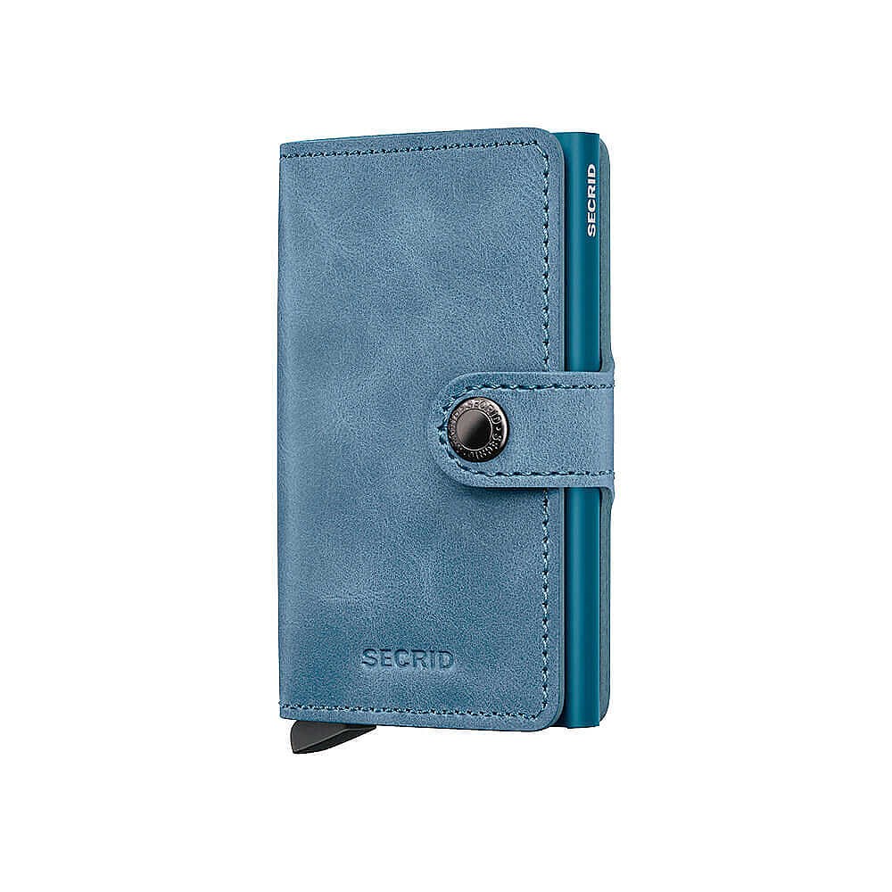 Secrid Miniwallet Vintage Kartlık Cüzdan, Mavi