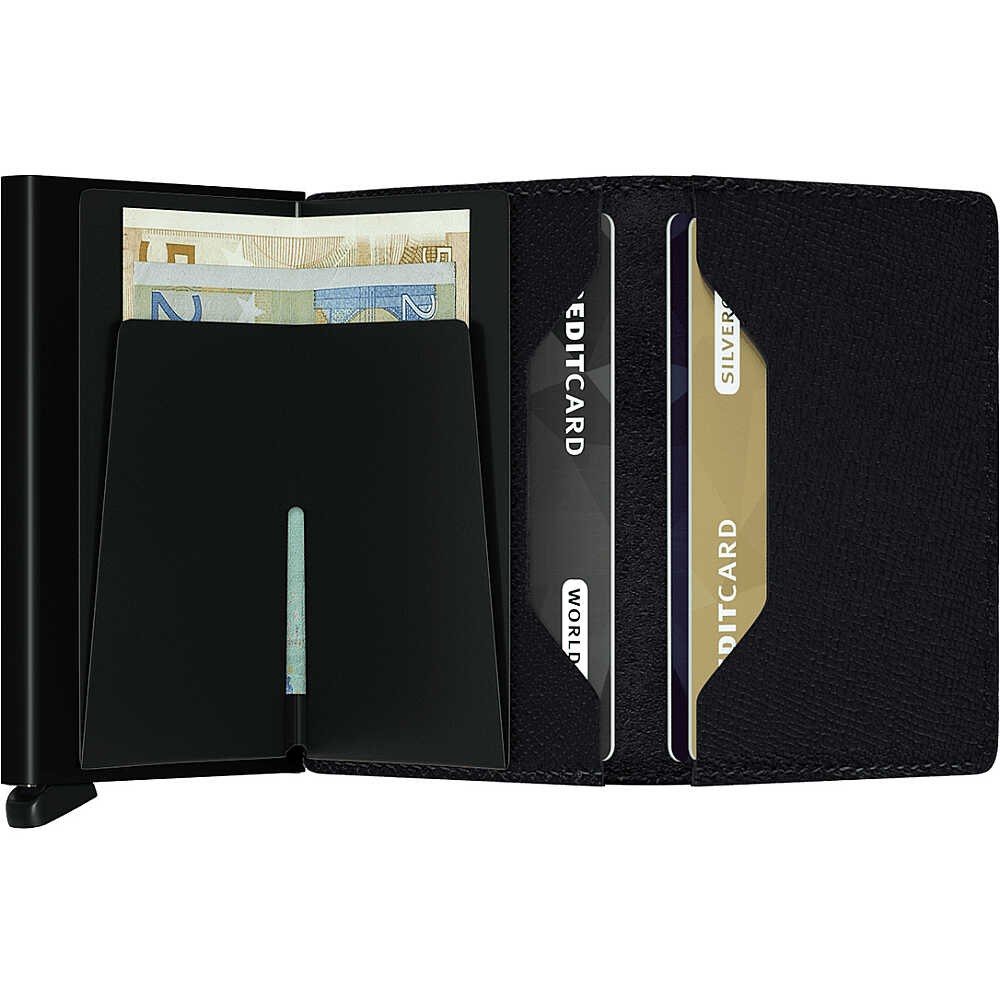Secrid Slimwallet Crisple Cüzdan, Siyah