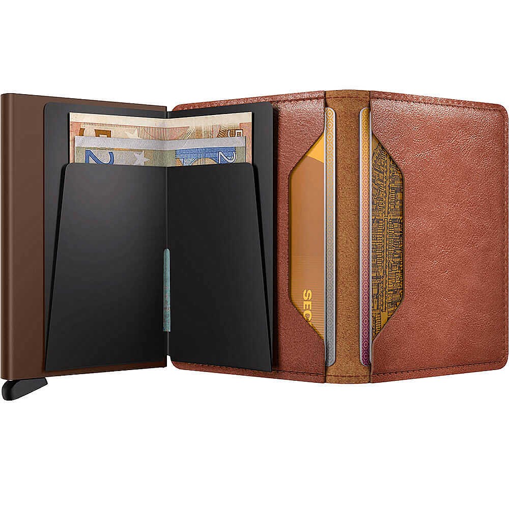 Secrid Slimwallet Vintage Kartlık Cüzdan, Kahve